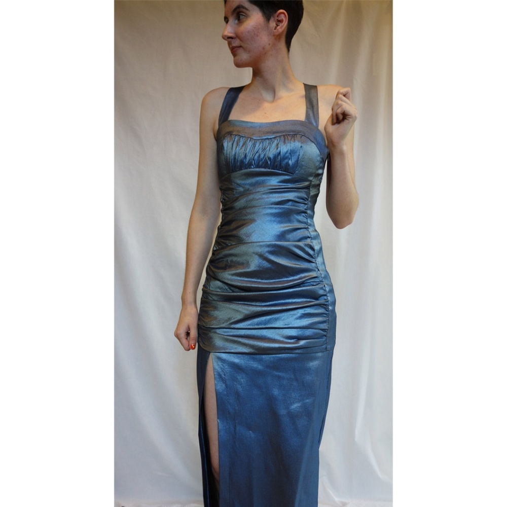 Foiled shiny formal dress!